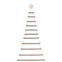 Árbol de Navidad colgante con estrella en la punta, 74 x 150 cm, rama natural en Decoración Festiva y Estacional | Comprar onlin