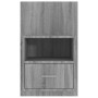 Mesita de noche de pared gris Sonoma de vidaXL, Mesitas de noche - Ref: Foro24-816966, Precio: 38,70 €, Descuento: %
