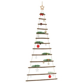 Árbol de Navidad colgante con estrella en la punta, 86 x 180 cm, rama natural en Decoración Festiva y Estacional | Comprar onlin