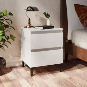 Bedside tables 2 pcs white plywood 40x35x50 cm by vidaXL, Nightstands - Ref: Foro24-805870, Price: 103,98 €, Discount: %