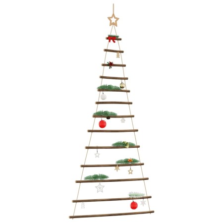 Árbol de Navidad colgante con estrella en la punta, 86 x 180 cm, rama natural en Decoración Festiva y Estacional | Comprar onlin