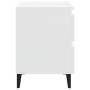 Mesitas de noche 2 uds madera contrachapada blanco 40x35x50 cm de vidaXL, Mesitas de noche - Ref: Foro24-805870, Precio: 106,...