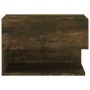 Mesita de noche de pared roble ahumado de vidaXL, Mesitas de noche - Ref: Foro24-816946, Precio: 37,05 €, Descuento: %
