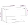 Nachttisch aus geräucherter Eiche von vidaXL, Nachttische - Ref: Foro24-816946, Preis: 37,05 €, Rabatt: %