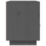 Mesita de noche madera maciza de pino gris 40x34x45 cm de vidaXL, Mesitas de noche - Ref: Foro24-818299, Precio: 46,83 €, Des...