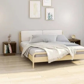 Zwei Nachttische aus Pinienholz in Honigbraun, jeweils 40x30x40 cm. von vidaXL, Nachttische - Ref: Foro24-813342, Preis: 36,9...