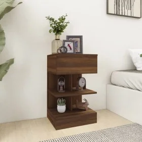Nightstands 2 pcs oak brown plywood 40x35x65 cm by vidaXL, Nightstands - Ref: Foro24-816046, Price: 82,61 €, Discount: %