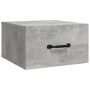 Mesita de noche de pared color gris hormigón 35x35x20 cm de vidaXL, Mesitas de noche - Ref: Foro24-812860, Precio: 27,77 €, D...