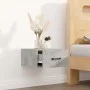 Mesita de noche de pared color gris hormigón 35x35x20 cm de vidaXL, Mesitas de noche - Ref: Foro24-812860, Precio: 27,43 €, D...