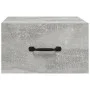 Mesita de noche de pared color gris hormigón 35x35x20 cm de vidaXL, Mesitas de noche - Ref: Foro24-812860, Precio: 27,43 €, D...