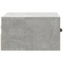 Mesita de noche de pared color gris hormigón 35x35x20 cm de vidaXL, Mesitas de noche - Ref: Foro24-812860, Precio: 27,77 €, D...
