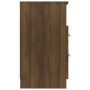 Mesita de noche madera contrachapada color roble marrón de vidaXL, Mesitas de noche - Ref: Foro24-817043, Precio: 58,78 €, De...