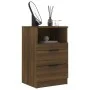 Nachttisch aus braunem Eichensperrholz von vidaXL, Nachttische - Ref: Foro24-817043, Preis: 57,83 €, Rabatt: %