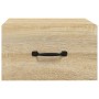 Mesita de noche de pared color roble Sonoma 35x35x20 cm de vidaXL, Mesitas de noche - Ref: Foro24-812858, Precio: 31,87 €, De...