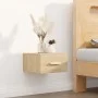 Sonoma oak wall bedside table 35x35x20 cm by vidaXL, Nightstands - Ref: Foro24-812840, Price: 27,45 €, Discount: %