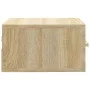 Sonoma oak wall bedside table 35x35x20 cm by vidaXL, Nightstands - Ref: Foro24-812840, Price: 27,45 €, Discount: %