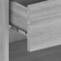Mesita de noche de pared 2 uds color gris Sonoma de vidaXL, Mesitas de noche - Ref: Foro24-816949, Precio: 69,21 €, Descuento: %