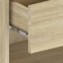 Mesita de noche de pared 2 unidades color roble Sonoma de vidaXL, Mesitas de noche - Ref: Foro24-810960, Precio: 49,62 €, Des...