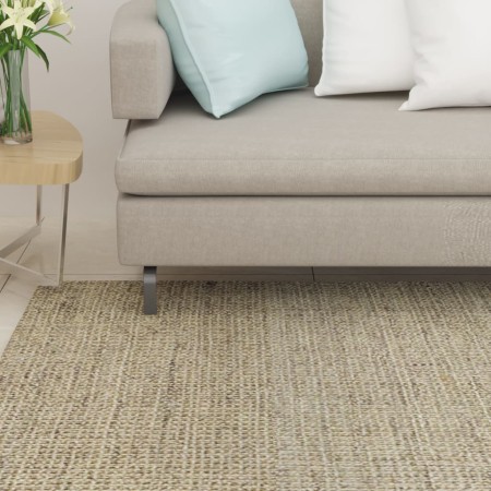 Alfombra de sisal natural verde 66x350 cm en Alfombras | Comprar online en Foru.es