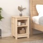 Mesitas de noche 2 uds madera maciza de pino 40x35x55 cm de vidaXL, Mesitas de noche - Ref: Foro24-820957, Precio: 71,84 €, D...