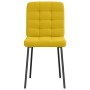 Sillas de comedor 2 unidades terciopelo amarillo en Sillas de comedor | Comprar online en Foru.es