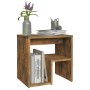 Mesita de noche madera contrachapada roble ahumado 40x30x40 cm de vidaXL, Mesitas de noche - Ref: Foro24-815177, Precio: 29,3...