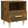 Mesita de noche color roble ahumado 40x35x47 cm de vidaXL, Mesitas de noche - Ref: Foro24-817297, Precio: 32,46 €, Descuento: %