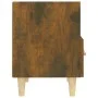 Mesita de noche color roble ahumado 40x35x47 cm de vidaXL, Mesitas de noche - Ref: Foro24-817297, Precio: 32,46 €, Descuento: %