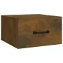 Mesitas de noche de pared 2 uds roble ahumado 35x35x20 cm de vidaXL, Mesitas de noche - Ref: Foro24-817580, Precio: 54,10 €, ...
