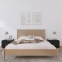 Mesitas de noche 2 uds madera maciza de pino negro 40x34x35 cm de vidaXL, Mesitas de noche - Ref: Foro24-818294, Precio: 61,5...