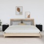Mesitas de noche 2 uds madera maciza de pino negro 40x34x45 cm de vidaXL, Mesitas de noche - Ref: Foro24-818284, Precio: 64,2...