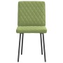 Sillas de comedor 2 unidades terciopelo verde claro en Sillas de comedor | Comprar online en Foru.es