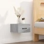 Mesita de noche de pared color gris Sonoma 35x35x20 cm de vidaXL, Mesitas de noche - Ref: Foro24-817581, Precio: 27,54 €, Des...