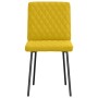 Sillas de comedor 2 unidades terciopelo amarillo en Sillas de comedor | Comprar online en Foru.es