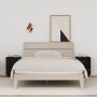 Mesitas de noche 2 uds madera maciza de pino negro 40x34x55 cm de vidaXL, Mesitas de noche - Ref: Foro24-818314, Precio: 81,9...