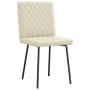 Sillas de comedor 2 unidades cuero sintético crema en Sillas de comedor | Comprar online en Foru.es