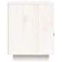 Mesita de noche madera maciza de pino blanca 40x34x45 cm de vidaXL, Mesitas de noche - Ref: Foro24-818297, Precio: 56,35 €, D...