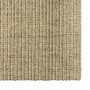 Alfombra de sisal natural verde 66x350 cm en Alfombras | Comprar online en Foru.es