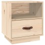 Mesita de noche madera maciza de pino 40x34x45 cm de vidaXL, Mesitas de noche - Ref: Foro24-818295, Precio: 48,74 €, Descuent...