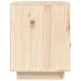 Mesita de noche madera maciza de pino 40x34x45 cm de vidaXL, Mesitas de noche - Ref: Foro24-818295, Precio: 47,93 €, Descuent...