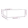 Mesita de noche flotante madera roble ahumado 40x30x15 cm de vidaXL, Mesitas de noche - Ref: Foro24-815282, Precio: 22,05 €, ...