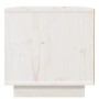 Mesita de noche madera maciza de pino blanco 40x34x35 cm de vidaXL, Mesitas de noche - Ref: Foro24-818287, Precio: 38,08 €, D...