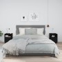 Mesitas de noche 2 uds madera maciza de pino negro 40x34x55 cm de vidaXL, Mesitas de noche - Ref: Foro24-818324, Precio: 79,2...