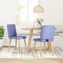 Sillas de comedor 2 uds tela azul jeans en Sillas de comedor | Comprar online en Foru.es