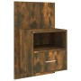 Mesita de noche de pared roble ahumado de vidaXL, Mesitas de noche - Ref: Foro24-816964, Precio: 33,77 €, Descuento: %