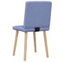 Sillas de comedor 2 uds tela azul jeans en Sillas de comedor | Comprar online en Foru.es