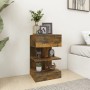 Mesita de noche madera contrachapada roble ahumado 40x35x65 cm de vidaXL, Mesitas de noche - Ref: Foro24-816041, Precio: 48,0...
