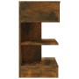 Mesita de noche madera contrachapada roble ahumado 40x35x65 cm de vidaXL, Mesitas de noche - Ref: Foro24-816041, Precio: 48,0...