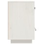 Mesita de noche madera maciza de pino blanco 40x34x55 cm de vidaXL, Mesitas de noche - Ref: Foro24-818307, Precio: 53,62 €, D...