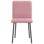 Sillas de comedor 2 unidades terciopelo rosa en Sillas de comedor | Comprar online en Foru.es